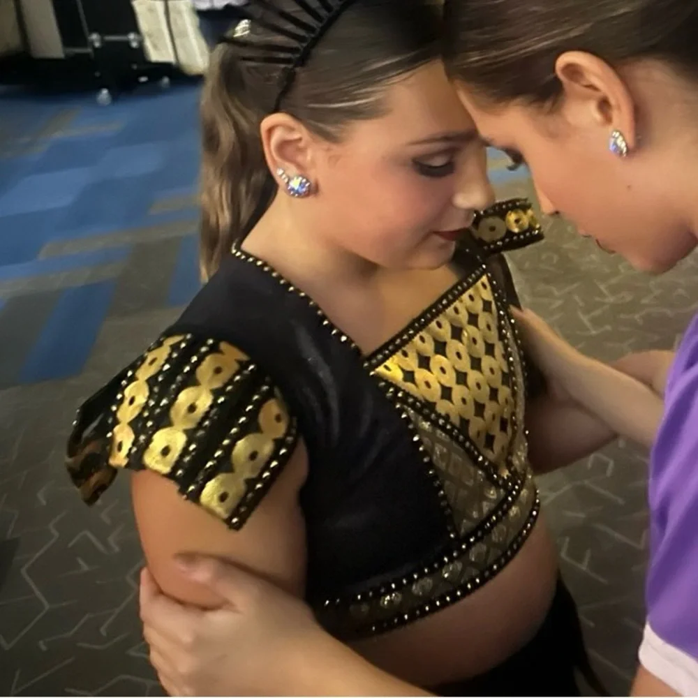 Black and Gold Dance Costume - Queen of Aragon